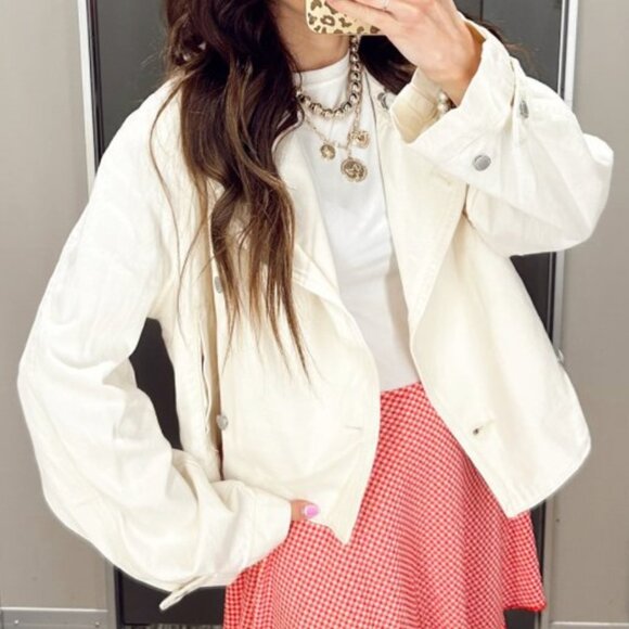 Universal Thread Cream Trench Coat - Picture 6 of 10